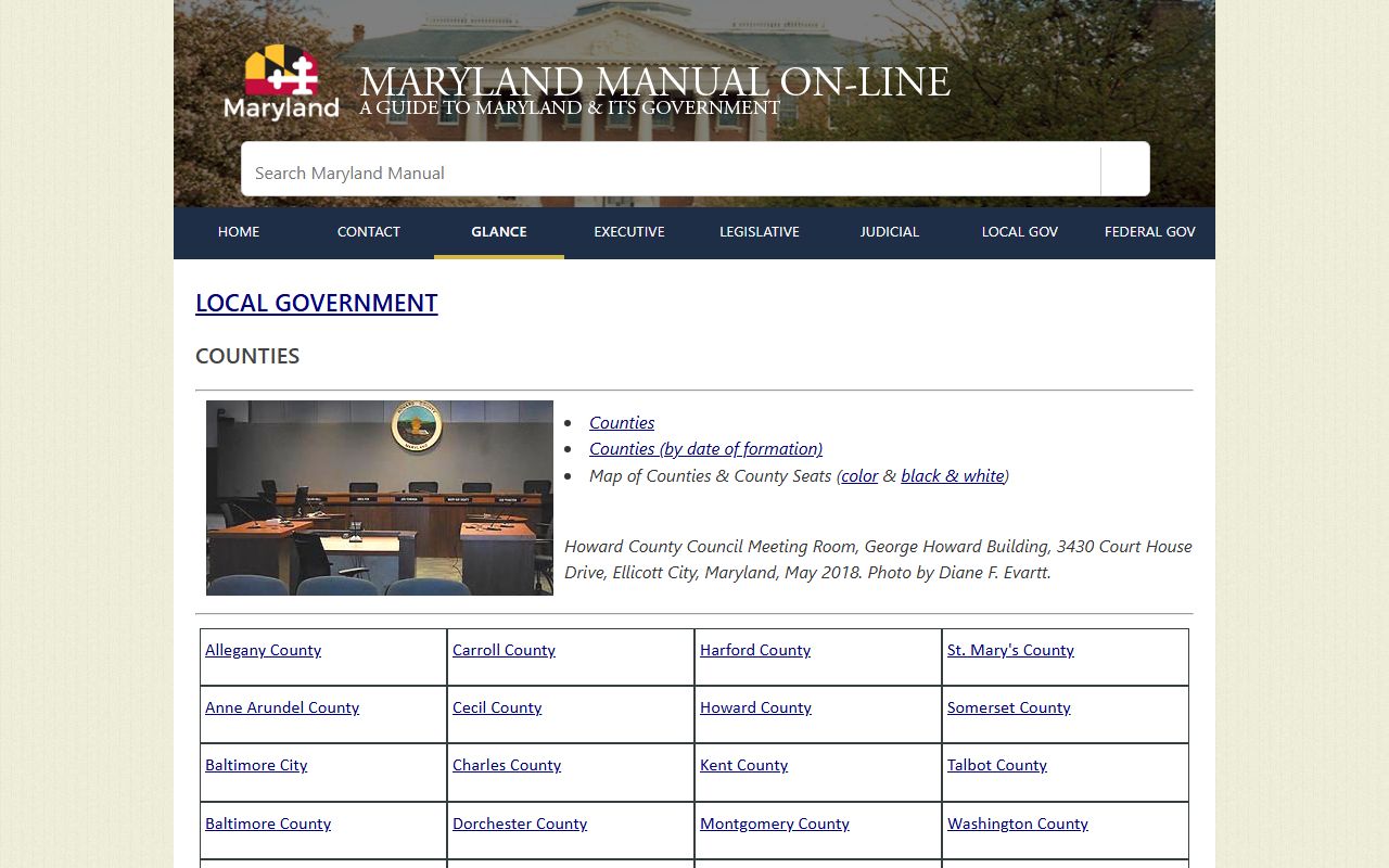 Garrett County court records Maryland county facts source